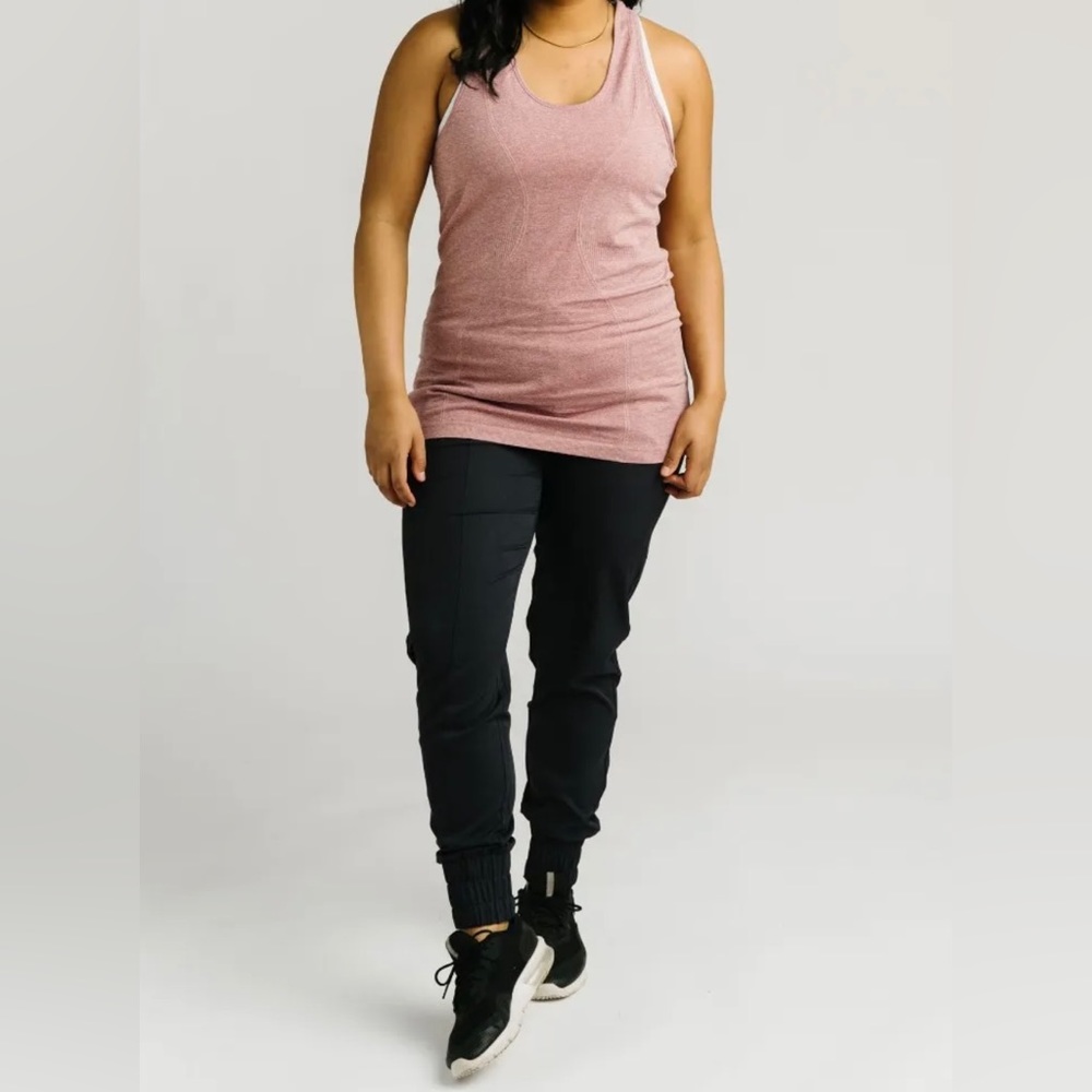 2/$10  ZYIA Active Poppy Copper Charged Workout Top  Size Large